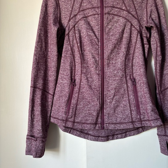 Lululemon Define Jacket in Static Plum Heathered Maroon - Picture 4 of 11